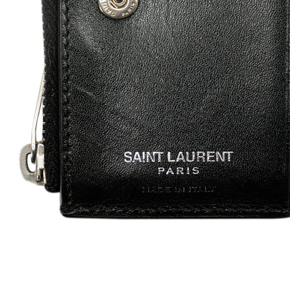 Saint Laurent Leather Bifold Black s Wallet - Picture 7 of 8